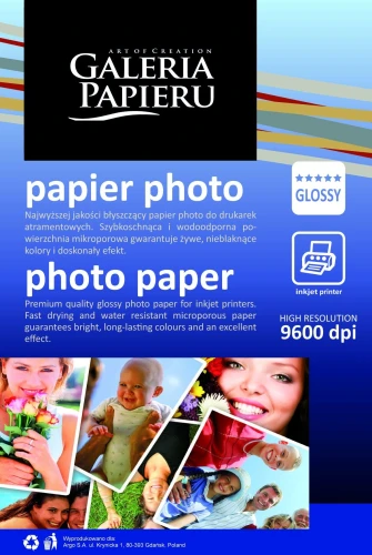 Papier foto photo glossy A4 180g [mm:] 130x180 Galeria Papieru (262650)