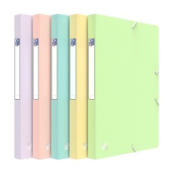 Teczka plastikowa na gumkę Urban pastel A4 mix 650 mic. [mm:] 240x320 Oxford (400205733)