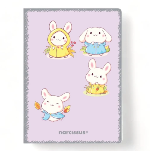 Zeszyt PP Kawaii A5 32k. 80g krata Narcissus