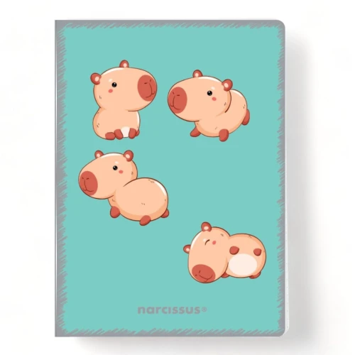 Zeszyt PP Kawaii A5 32k. 80g krata Narcissus