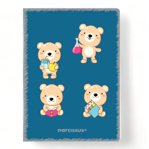 Zeszyt PP Kawaii A5 32k. 80g krata Narcissus