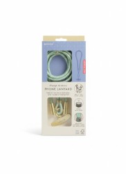 Smycz do telefonu z kablem 2x typ C, zielona Zielony Argo (INK37)