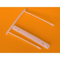 Klipy klip 80mm biała Tres