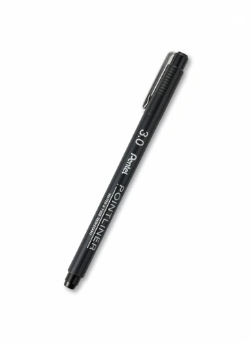 Cienkopis POINTLINER CZARNY 3MM wkład czarny 3,0mm 1kol. Pentel (s20p-c30a)
