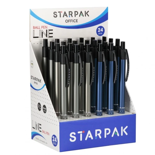 Długopis LINE OFF wkład niebieski 0,7mm Starpak (541168)