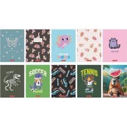 Zeszyt mix A5 32k. 70g linia Herlitz (400206338)