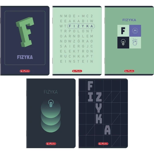 Zeszyt fizyka mix A5 60k. 70g krata Herlitz (400206350)