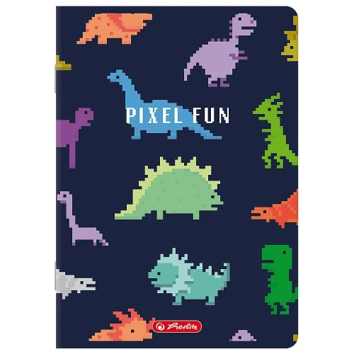 Zeszyt mix A5 16k. 70g linia podwójna kolorowa Herlitz (400206335)