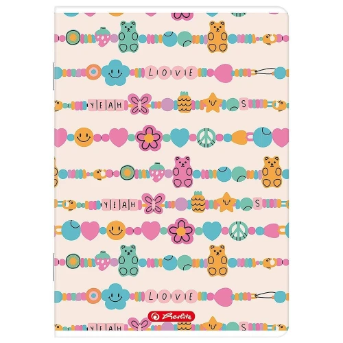 Zeszyt mix A5 16k. 70g linia podwójna kolorowa Herlitz (400206335)