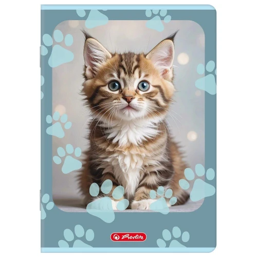 Zeszyt ANIMALS A5 16k. 70g linia podwójna kolorowa Herlitz (400206377)