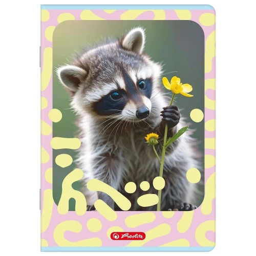 Zeszyt ANIMALS A5 16k. 70g linia podwójna kolorowa Herlitz (400206377)