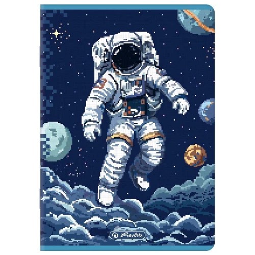 Zeszyt PREMIUM PIXEL FUN A5 16k. 70g linia podwójna kolorowa Herlitz (400207498)