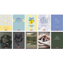 Zeszyt mix A5 80k. 70g linia Herlitz (400206358)