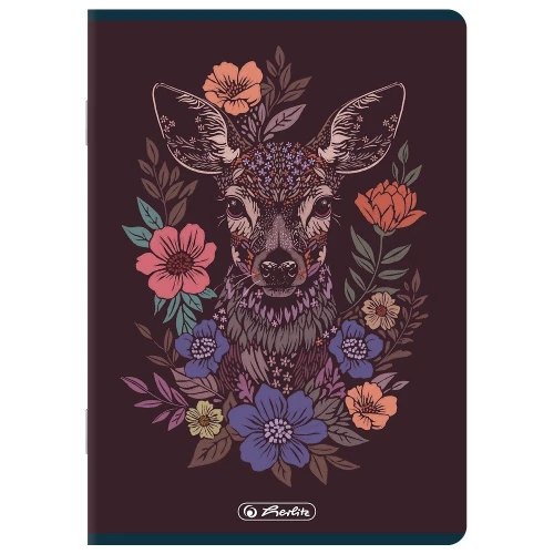 Zeszyt Premium FLORIMALS A4 60k. 70g krata Herlitz (400207533)