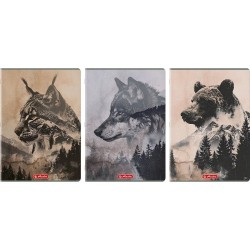 Zeszyt WILD A4 96k. 70g krata Herlitz (400206434)