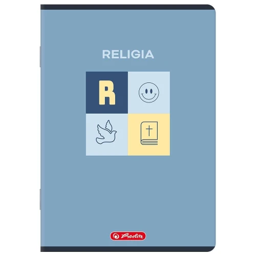 Zeszyt Religia mix A5 60k. 70g krata Herlitz (400206356)