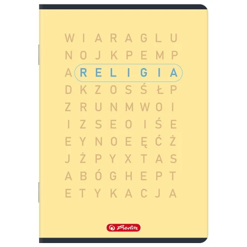 Zeszyt Religia mix A5 60k. 70g krata Herlitz (400206356)