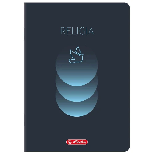 Zeszyt Religia mix A5 60k. 70g krata Herlitz (400206356)