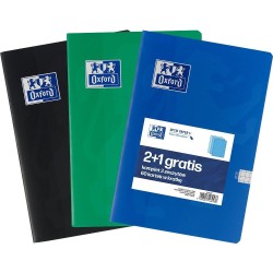 Zeszyt Oxford A5 60 kartek krata 2+1 gratis