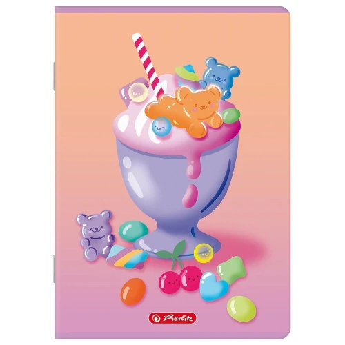 Zeszyt Jelly A5 16k. 70g linia podwójna kolorowa Herlitz (400206373)