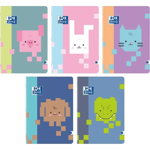 Zeszyt zoo blocks A5 32k. 90g linia Oxford (400210406)