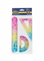 Komplet geometryczny 3 el. Flamingo (FLKR972278)