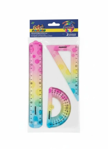 Komplet geometryczny 3 el. Flamingo (FLKR972278)