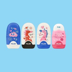 Temperówko-gumka Capsule Flowicorn Milan (4701116FLC)