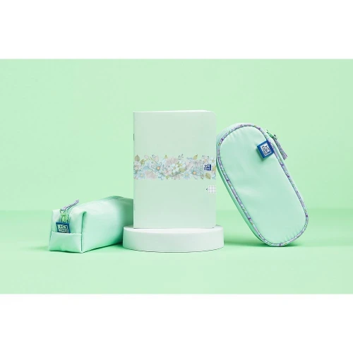 Saszetka Flowers Duża zielona Oxford (400182077)