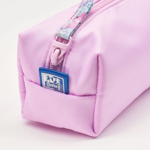 Saszetka Flowers Duża różowa Oxford (400182079)