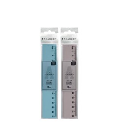 Linijka ACADEMY KOLOROWA 15cm Interdruk