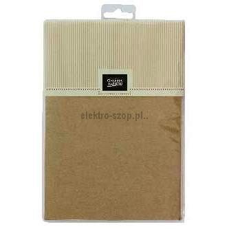 Etykieta samoprzylepna A5 papier kraftowy naturalny Galeria Papieru (254008)