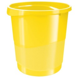 Kosz na śmieci Vivida Europost plastik kolor: żółty 14L Esselte (623946)