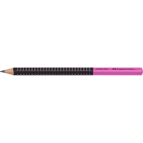 Ołówek Jumbo Grip 2001 Two Tone czarny/różowy HB Faber Castell (511911FC)