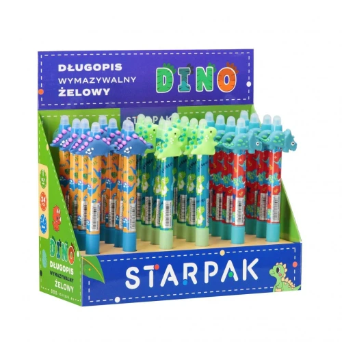 Długopis Ścieralny wkład niebieski 0,7mm Starpak (552674)