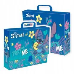Teczka kartonowa na klips Stitch A4 niebieski Unipap