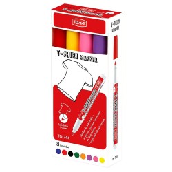 Marker specjalistyczny do odziezy wkład mix 1-4mm Toma