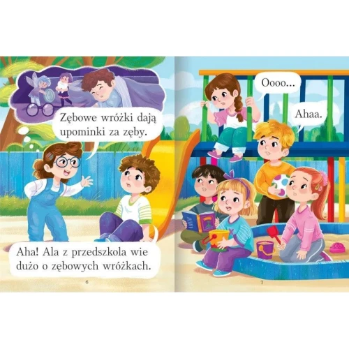 Książka dla dzieci Zaczynam czytać. Duże litery.Zębowa wróżka Aksjomat