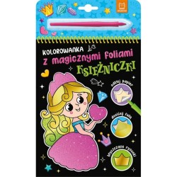 Książka dla dzieci z magicznymi foliami. Księżniczki Aksjomat