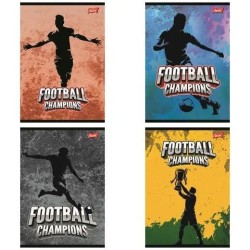 Zeszyt A4 FOOTBALL CHAMPIONS 32k. 70g krata Unipap
