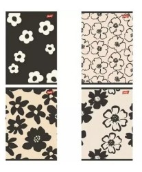 Zeszyt A5 Mono Blooms 80k. 70g krata Unipap