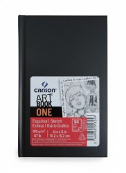 Blok artystyczny Szkicownik ARTBOOK ONE A6 100g 96k [mm:] 102x152 Canson (400110287)
