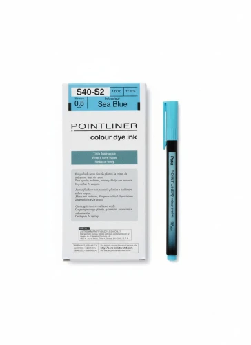 Cienkopis kreślarski POINTLINER wkład morski 0,4mm 1kol. Pentel (S40-S2)