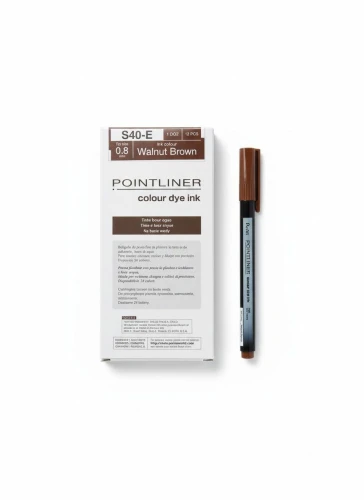 Cienkopis kreślarski POINTLINER wkład orzechowy 0,4mm 1kol. Pentel (S40-E)