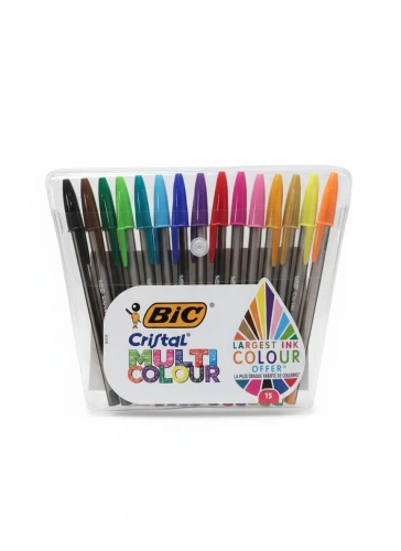 Długopis MULTICOLOUR Cristal 15k wkład mix 0,4mm Bic (964899)