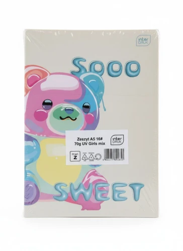 Zeszyt A5 TRENDS GIRLS 2026 16k. 70g krata Interdruk (ZE16KF#)