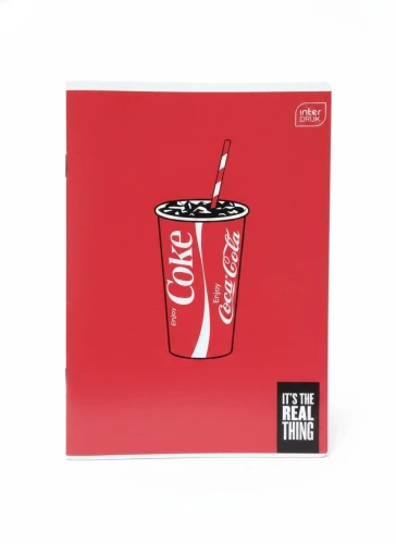 Zeszyt A5 HYBRID COCA COLA 32k. 70g linia kolor Interdruk (ZE60KFG)