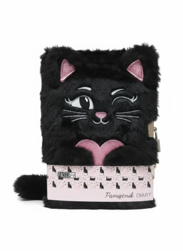 Pamiętnik A5 pluszowy kot Paso (PP26BC-3676)