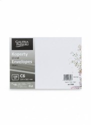 Koperta C6 lilac biała Galeria Papieru (281104) 10 sztuk