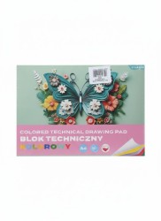 Blok techniczny A4 mix 10k Starpak (587757)